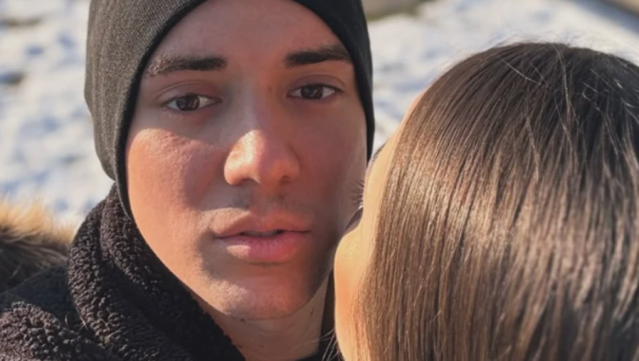 Ivan Simić sa devojkom 