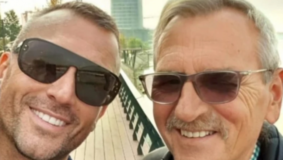 Boban Spasojević sa ocem 