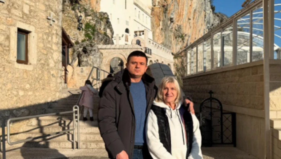 Miloš Stojanović Tigar sa majkom 