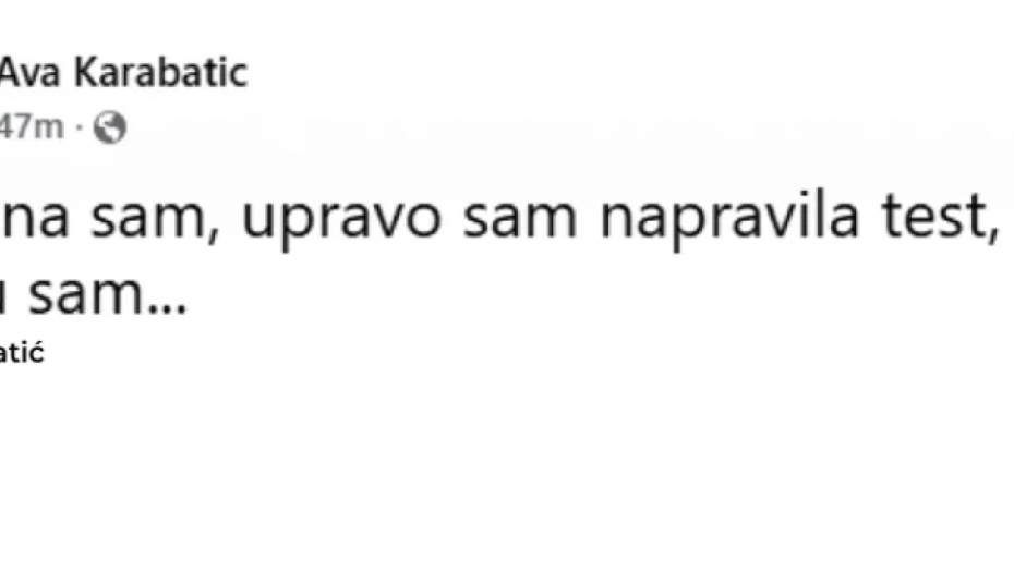 Fejsbuk status Ave Karabatić