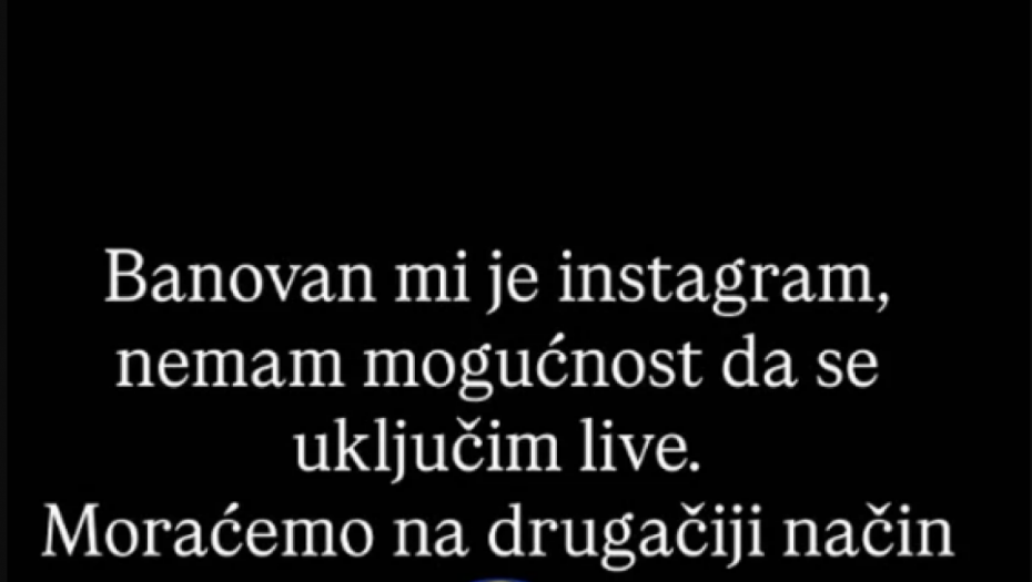 Jelena Radanović o problemu na društvenoj mreži Instagram 