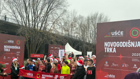 U PRAZNIČNOM DUHU: Počela prva “Ušće novogodišnja trka 2025” u Beogradu