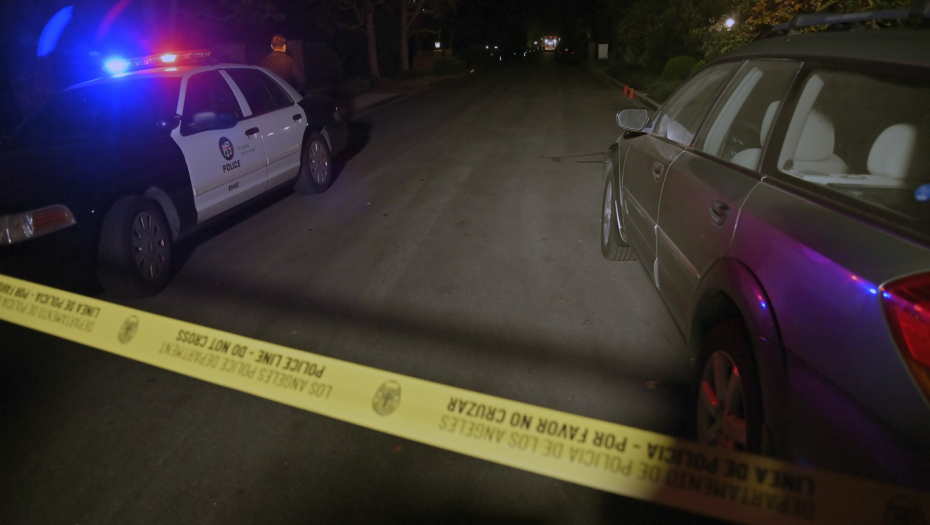 Zatvorena ulica gde je ubijen Rob Rajner i njegova supruga 