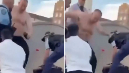 "NE ŽALIM ZBOG TOGA UOPŠTE, ZASLUŽIO JE TO": Muškarac dotrčava do mrtvog teroriste i gazi ga po glavi (Video)