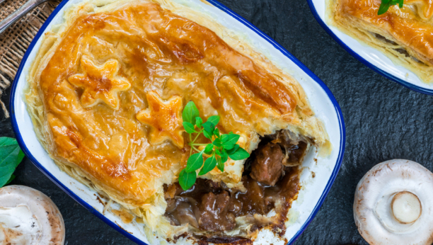 posna pita sa pečurkama