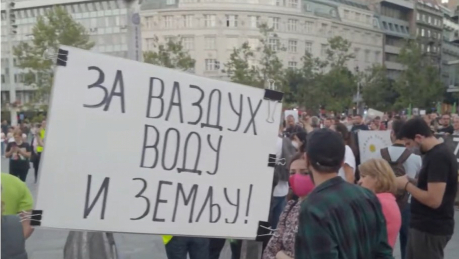 Ekološki protest u Beogradu