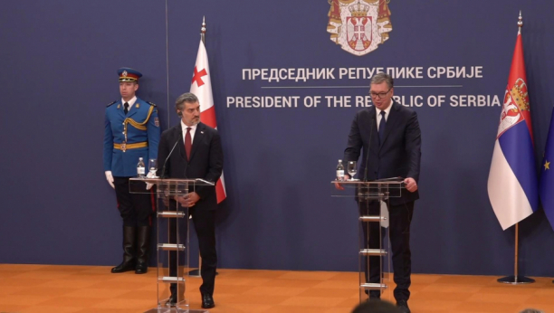 Sastanak predsednika Vučića sa predsednikom Gruzije