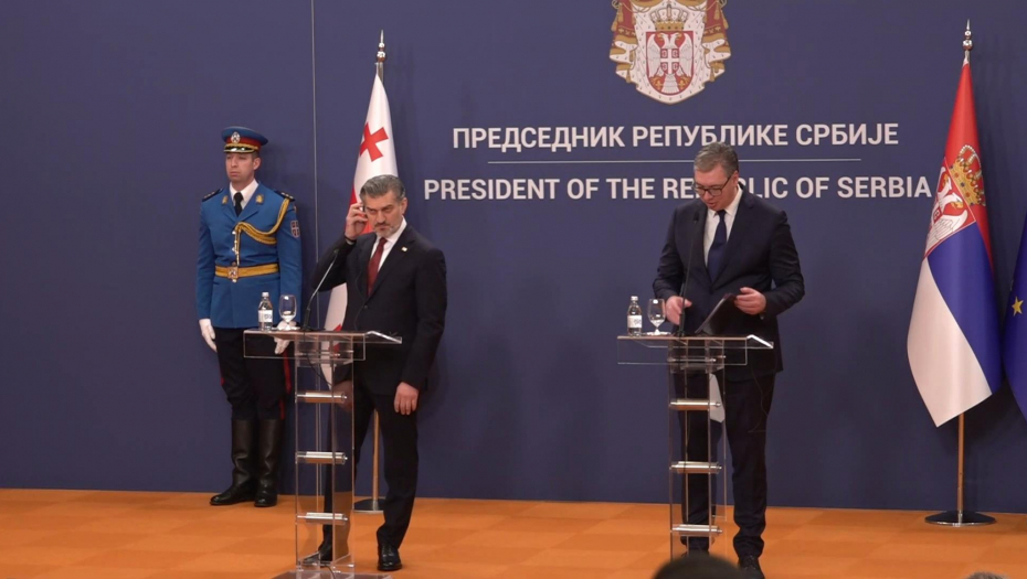Sastanak predsednika Vučića sa predsednikom Gruzije