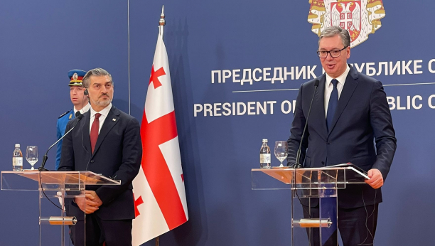 Vučić sa predsednikom Gruzije