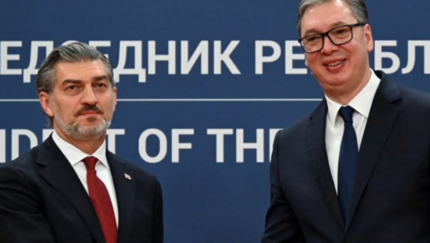 Aleksandar Vučić i Mihail Kavelašvili