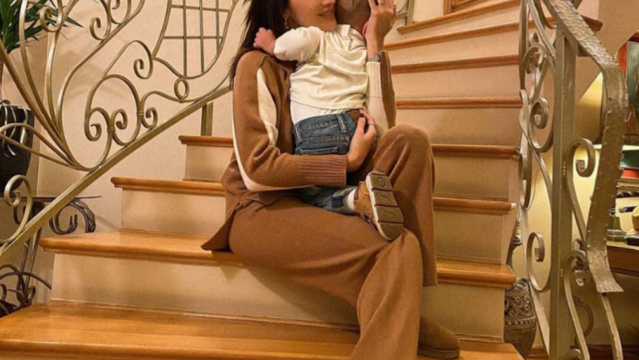 Aleksandra Prijović sa sinom Aleksandrom 