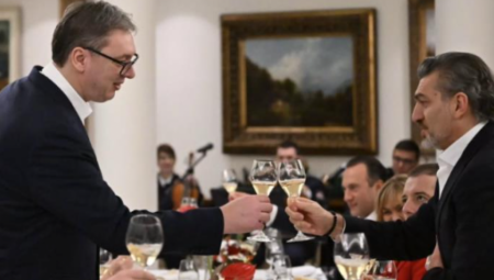 VUČIĆ PRIREDIO SVEČANU VEČERU U ČAST KAVELAŠVILIJA: Prilika da otvorimo i teme koje prevazilaze politiku, od dobrih vina, do strasti prema fudbalu