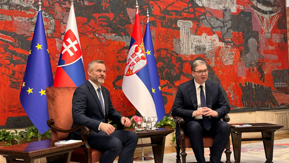 Aleksandar Vučić i Peter Pelegrini