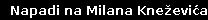Napadi na Milana Kneževića
