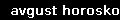 avgust horoskop