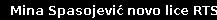 Mina Spasojević novo lice RTS-a