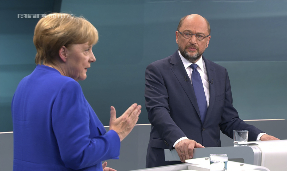 Angela Merkel debata sa Šulcom