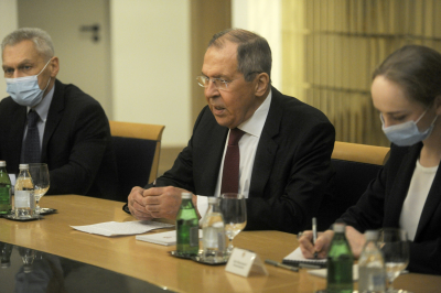 Aleksandar Vučić i Sergej Lavrov