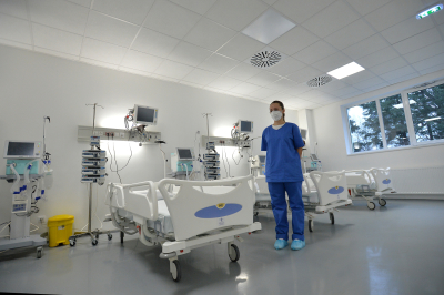 Bolnica u Kruševcu, korona, medicinski radnici, respirator