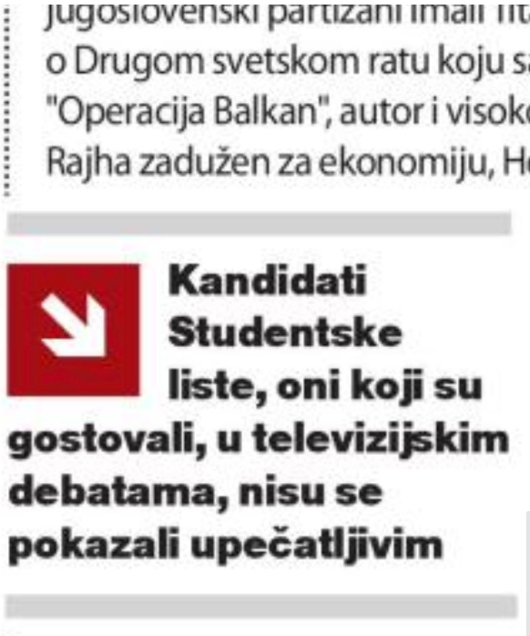 Danas o blokaderima Danas o blokaderima