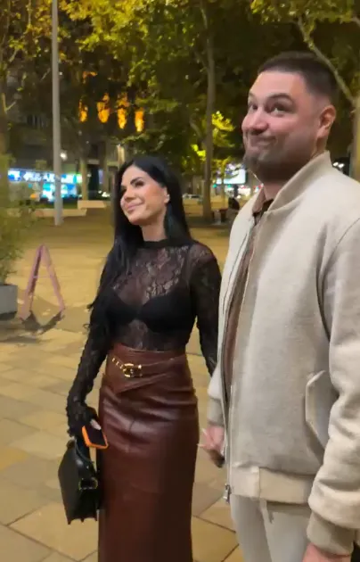 Ljuba Perućica sa ženom Ljuba Perućica sa ženom