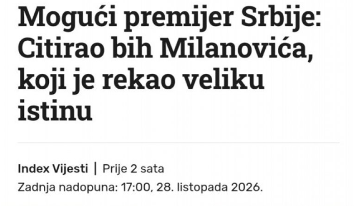 Šoškić citira Milanovića