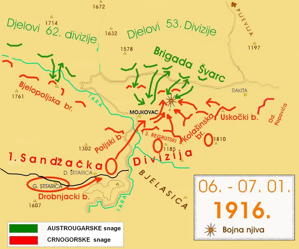 Borbe oko Mojkovca Borbe oko Mojkovca