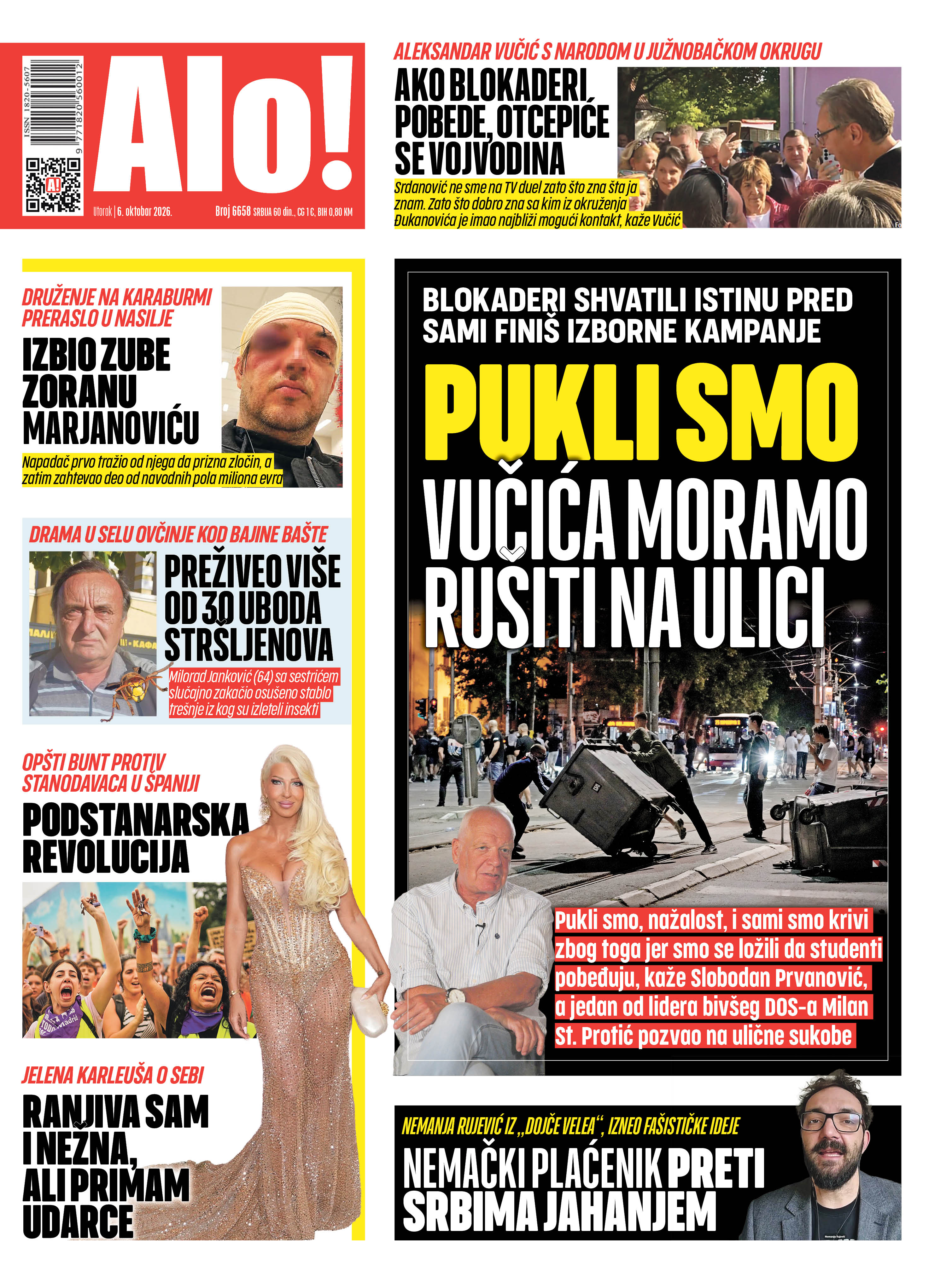 Naslovna Alo! novina Naslovna Alo! novina