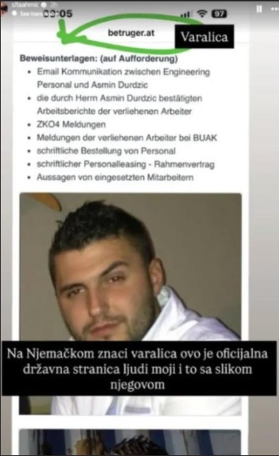 Asmin Durdžić prevarant