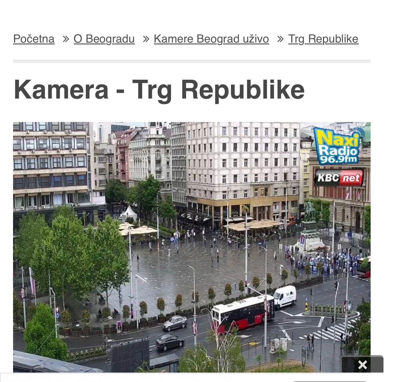 Kamera sa Trga Republike Kamera sa Trga Republike