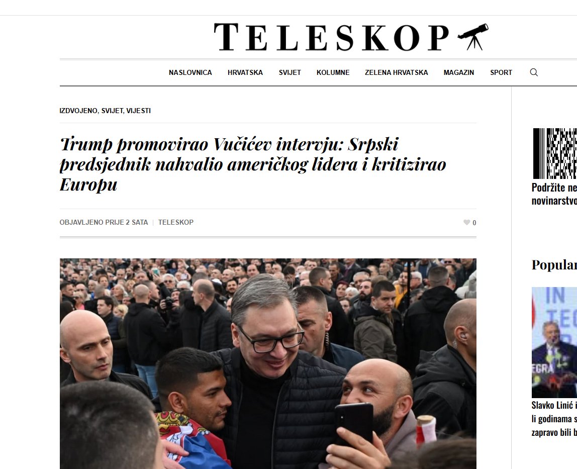 Hrvatski mediji Hrvatski mediji