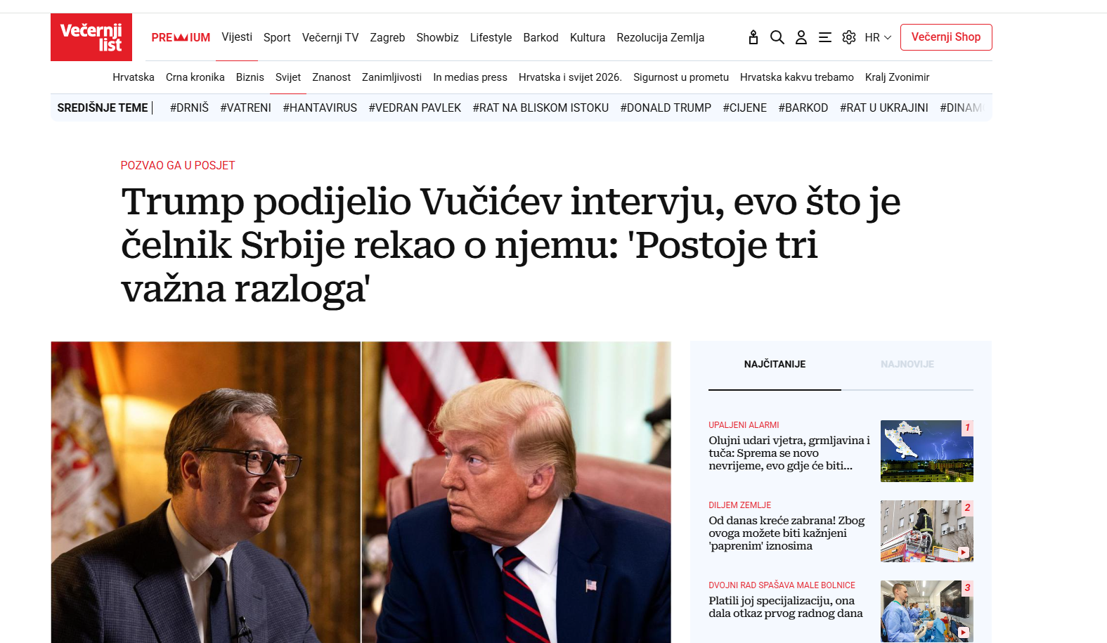 Hrvatski mediji 1 Hrvatski mediji 1