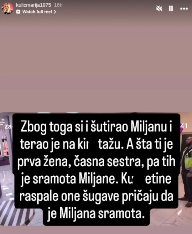 Ogla&scaron;avanje Marije Kulić