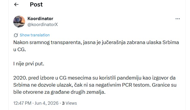 "Koordinator" na X