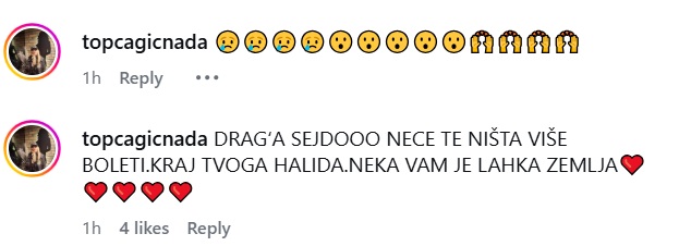 Nada se oprostila od Sejde