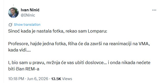 Ivan Ninić X Ivan Ninić X
