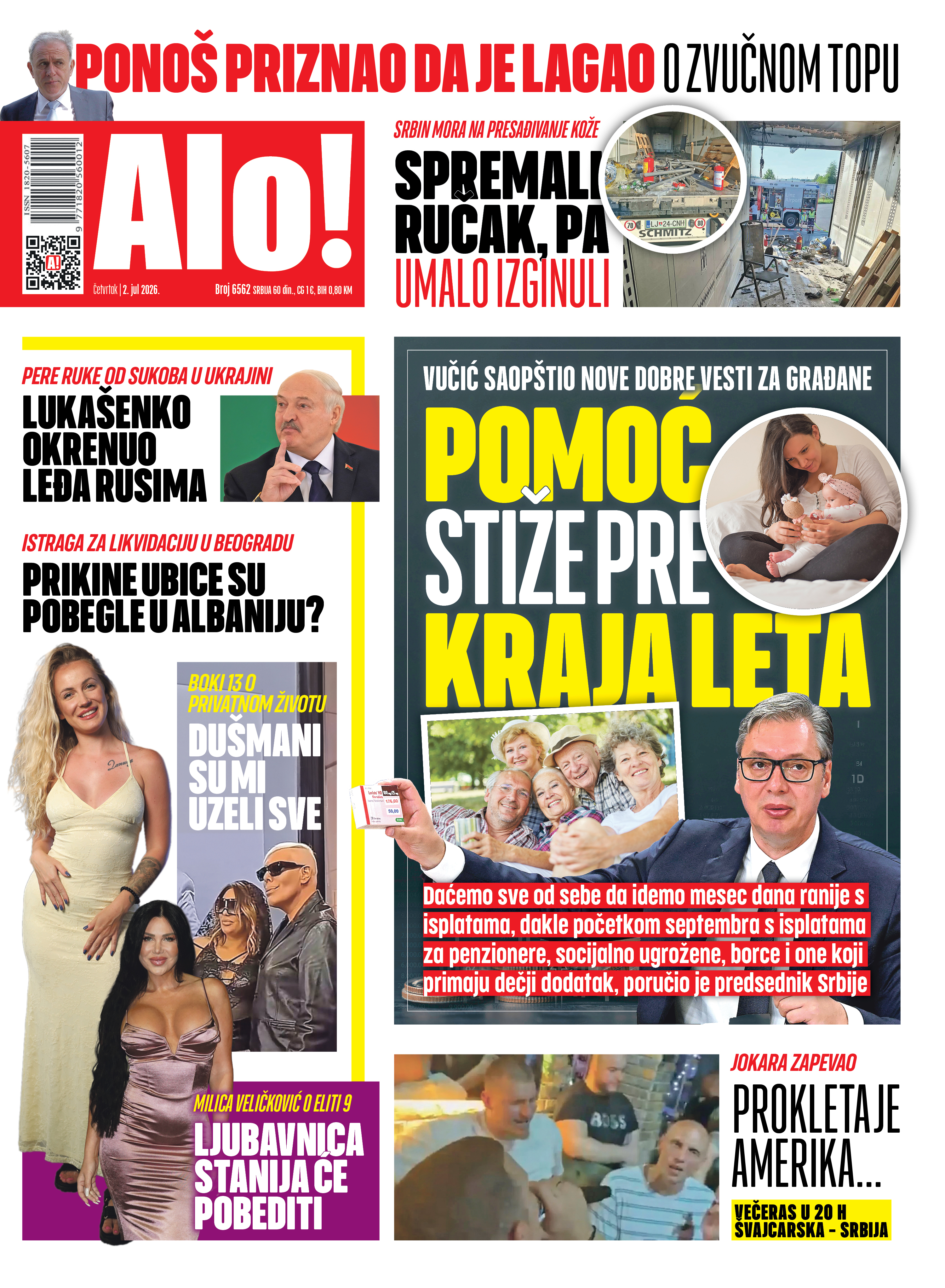 Naslovna Alo! novina