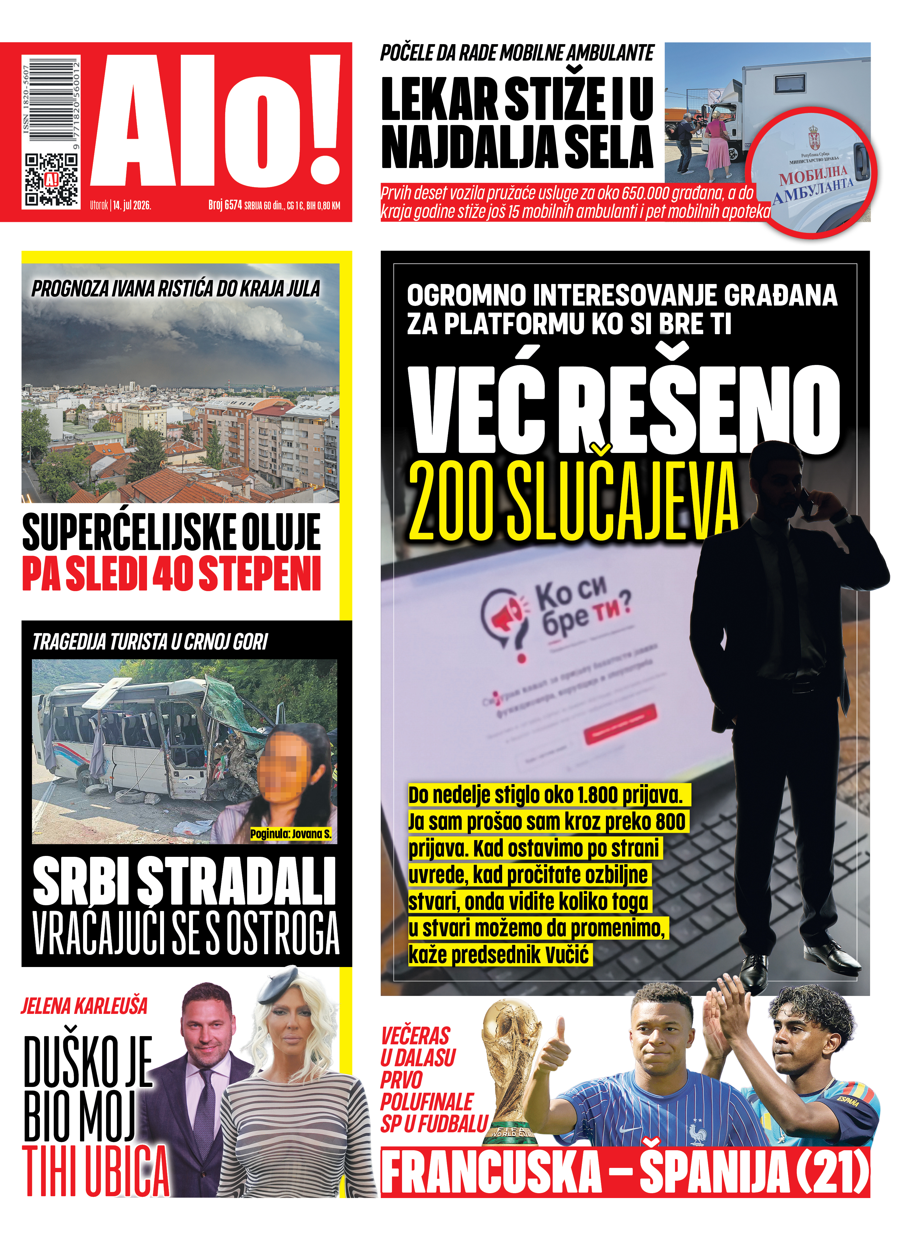 Naslovna Alo! novina Naslovna Alo! novina