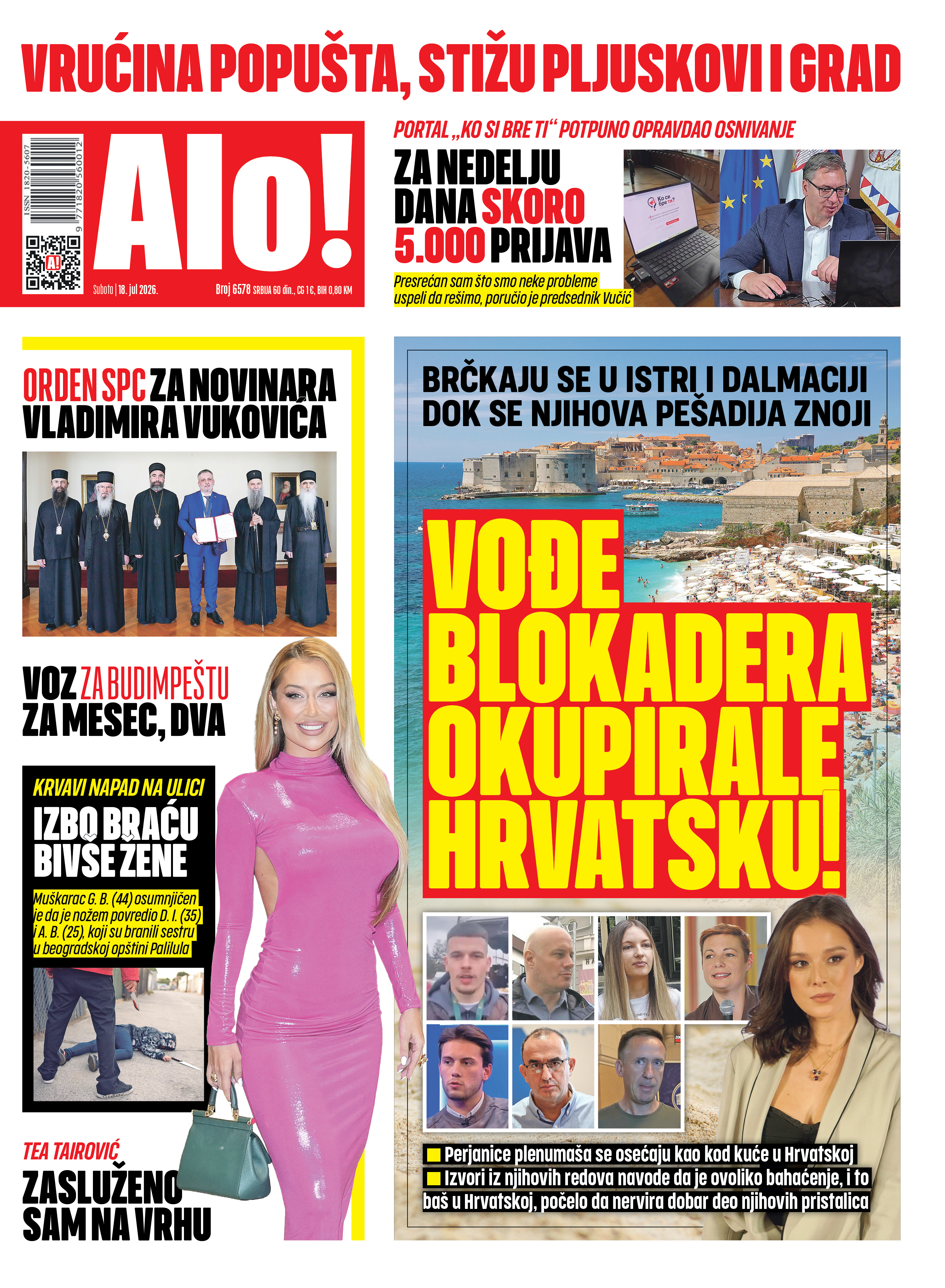 Naslovna Alo! novina Naslovna Alo! novina