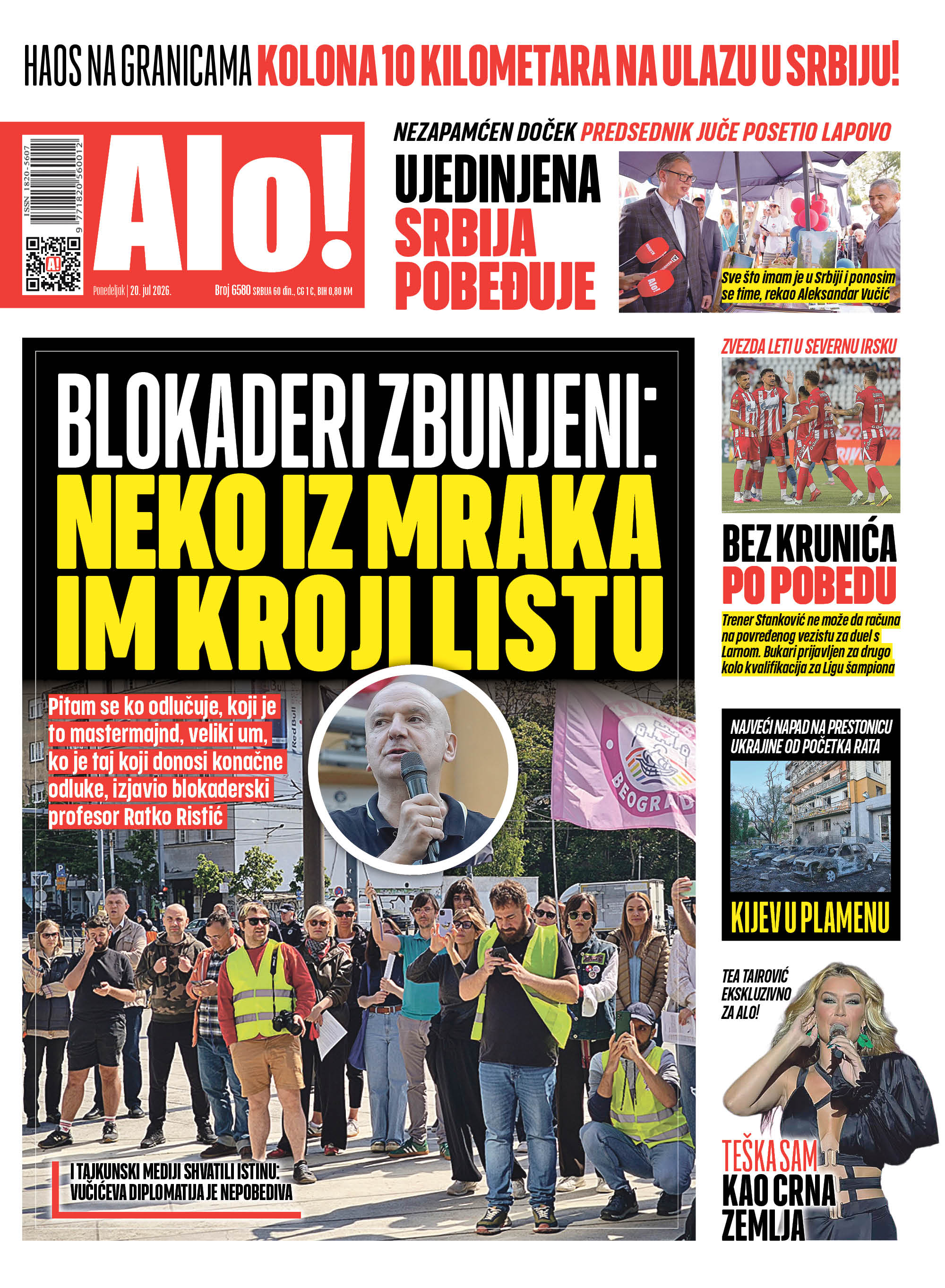 Naslovna Alo! novina Naslovna Alo! novina
