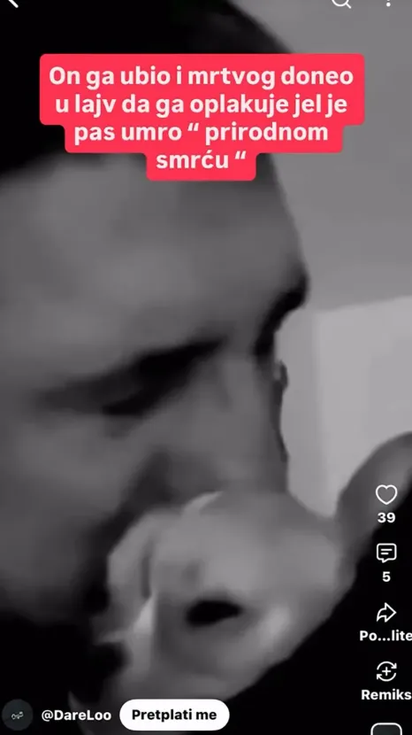 Objava Filipa Cara Objava Filipa Cara