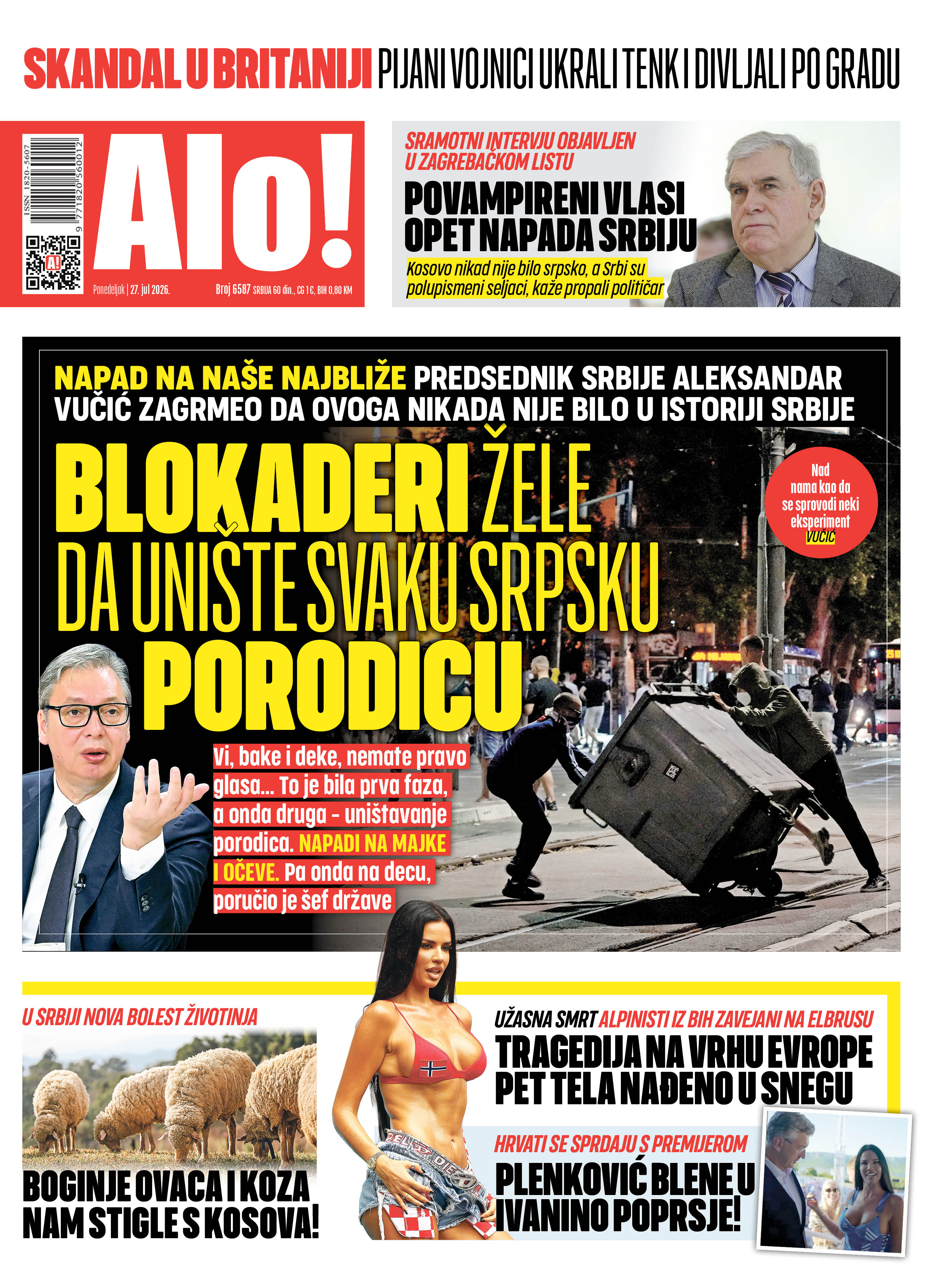 Naslovna Alo! novina Naslovna Alo! novina
