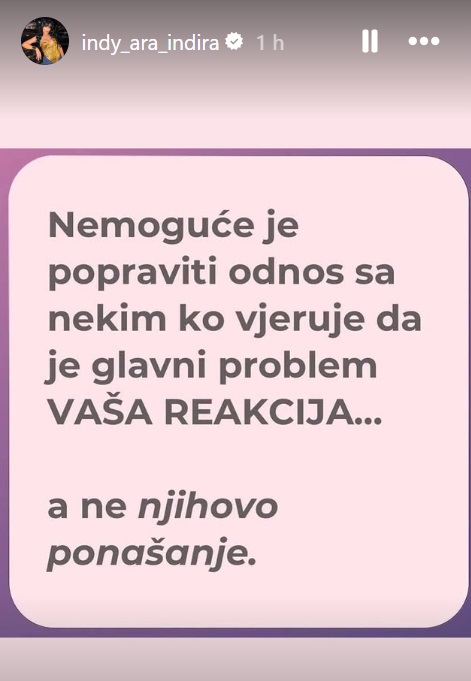 Novo oglašavanje Indi Aradinović Novo oglašavanje Indi Aradinović
