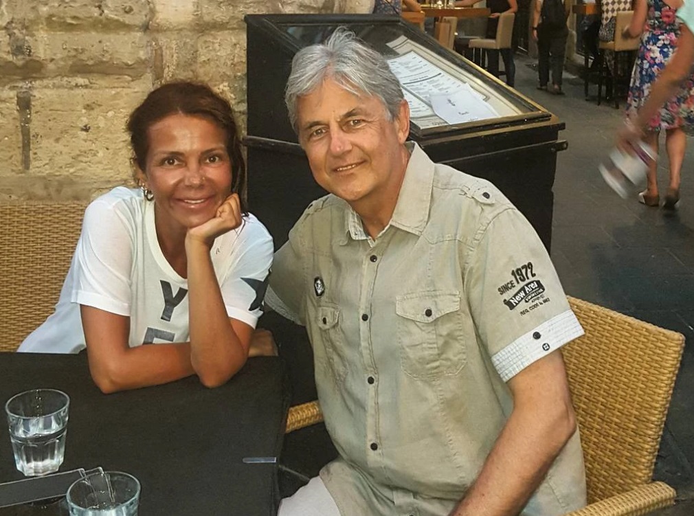 Jelena Bačić Alimpić sa mužem Jelena Bačić Alimpić sa mužem