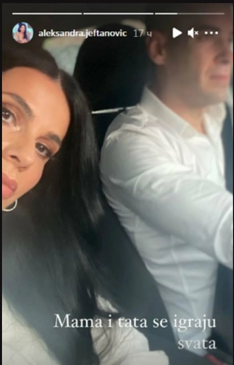 Aleksandra Jeftanović sa suprugom