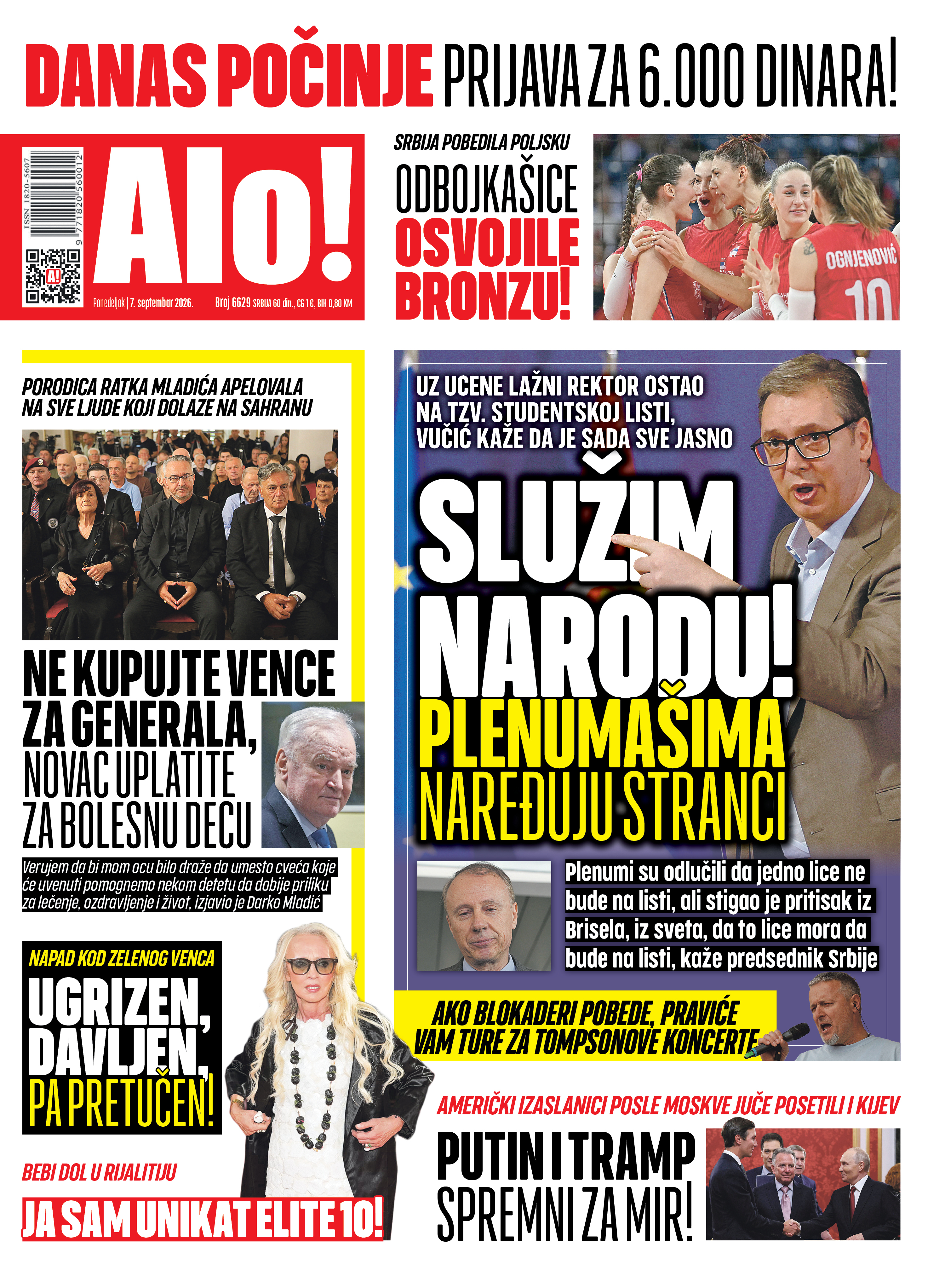 Naslovna Alo! novina Naslovna Alo! novina