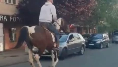 NA KONJU TRKNUO DO PRODAVNICE: Princ od Ceraka "zapalio mreže" i odjurio u suton! (VIDEO)