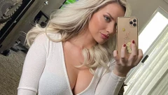 URADILA JE TO ZBOG SRBINA! Prsata golferka poslala poruku Nikoli Jokiću, cela Amerika u čudu! (FOTO)