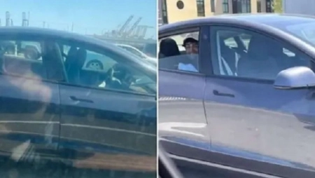 PISAĆE MU KAZNU, ALI JOŠ NE ZNAJU TAČNO ZBOG ČEGA: Policija jurila čoveka viđenog kako se vozi na zadnjem sedištu dok ga auto sam "vozi"