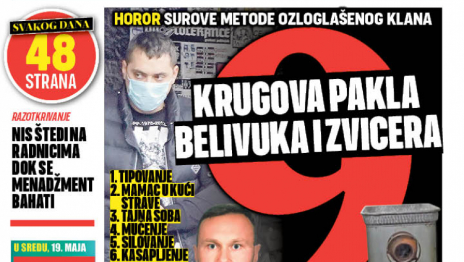HOROR SUROVE METODE OZLOGLAŠENOG KLANA Devet krugova pakla Belivuka i Zvicera